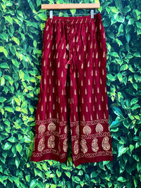 Terrapin Moon Apparel - Ladies Clothing Shop - Gypsy Rose - Indian Print Relaxed Pants