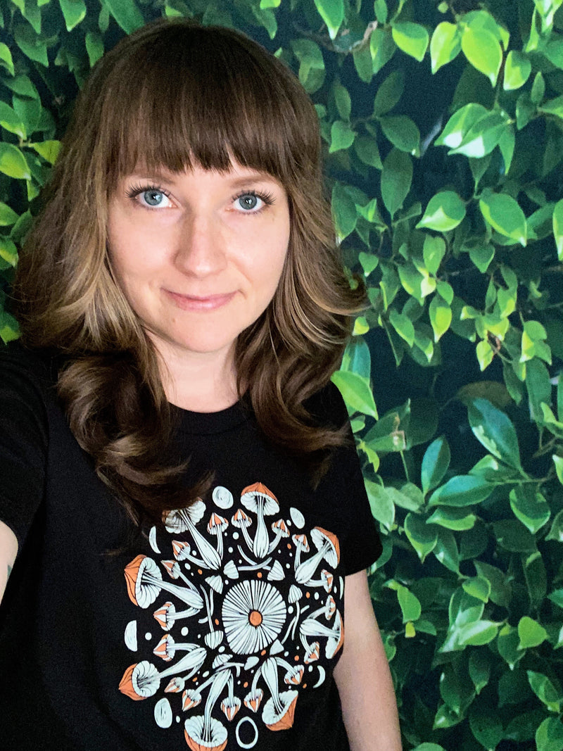 Terrapin Moon Apparel - Ladies Clothing Shop - Mushroom Mandala Tee