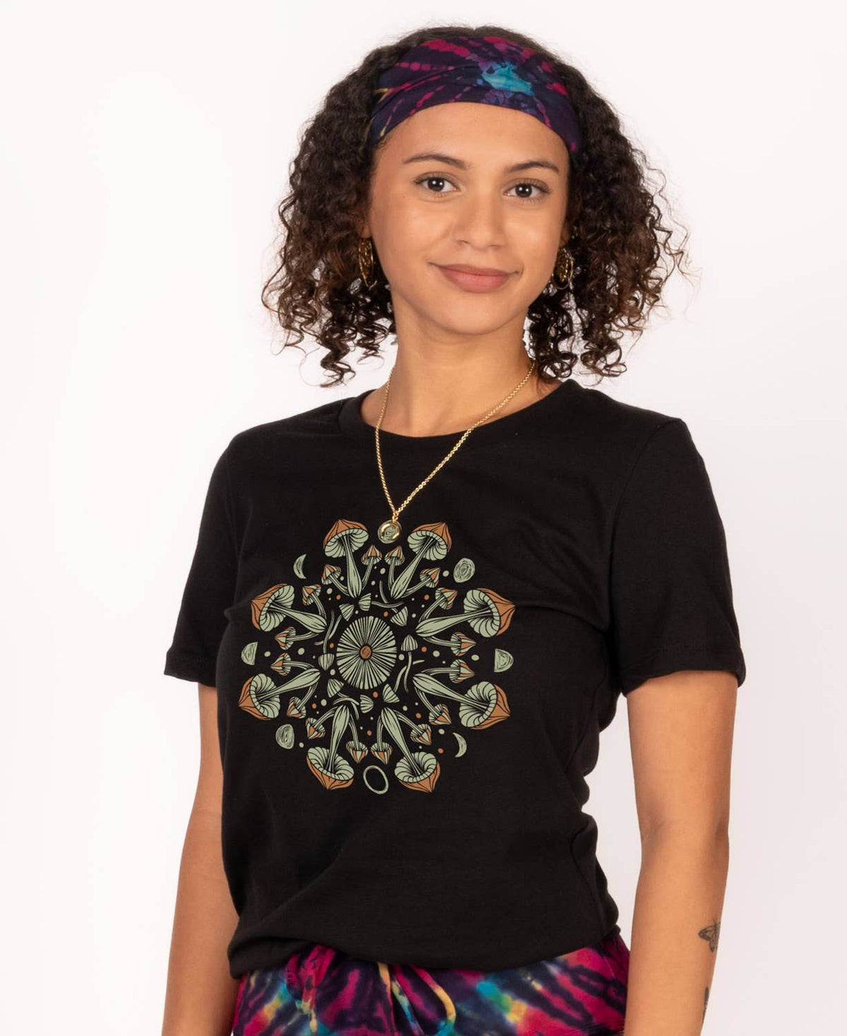 Terrapin Moon Apparel - Ladies Clothing Shop - Mushroom Mandala Tee